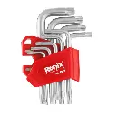 Набор магнитных коротких ключей Torx (9 шт.)