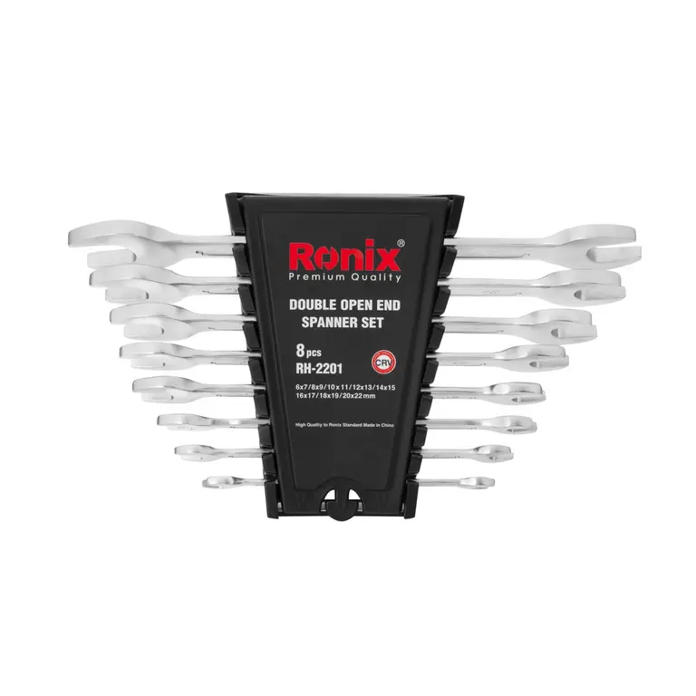 Double Open End Wrench Set 8pcs