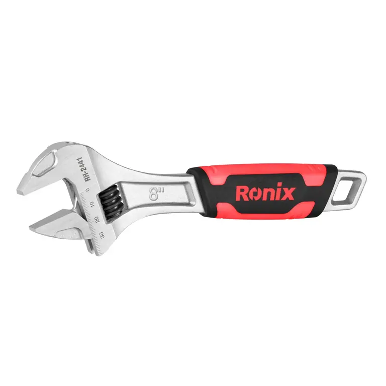 Regulējams uzgriežņu atslēgas 8" TPR rokturis