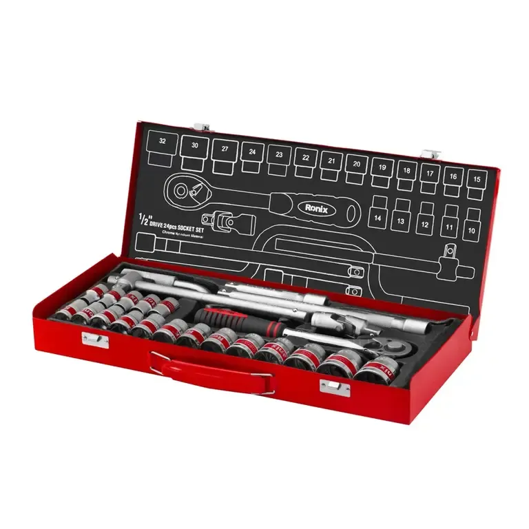 Socket Set 24Pcs  ½"