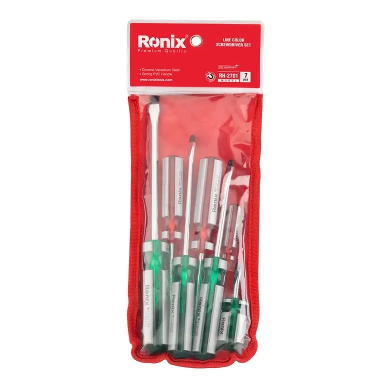 Line värvi kruvikeerajate komplekt (7 tk)