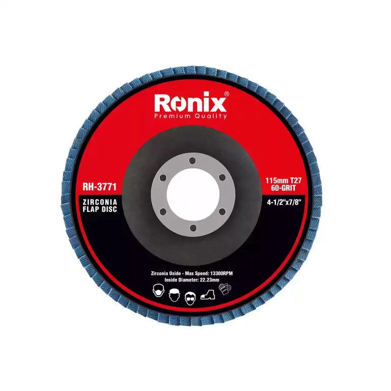 Zirconium grinding flap disc 115mm-60grit