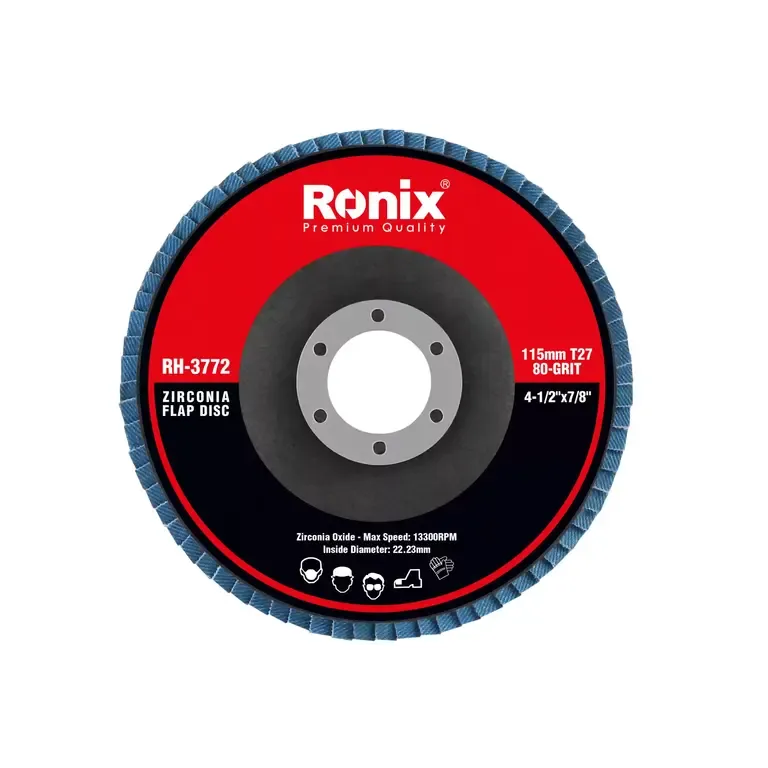 Zirconium grinding flap disc 115mm-80grit
