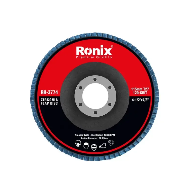 Zirconium grinding flap disc 115mm-120grit