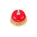 Crimped Shaft Mounted Cup Brush 75mm
