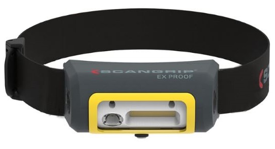 Rechargeable Ex-Proof head lamp Scangrip EX-VIEW, 200 lm, motion sensor, Zone 2/22, IP65
