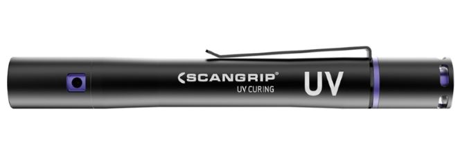 Rechargeable UV Curing pen light for small cure areas, IP30