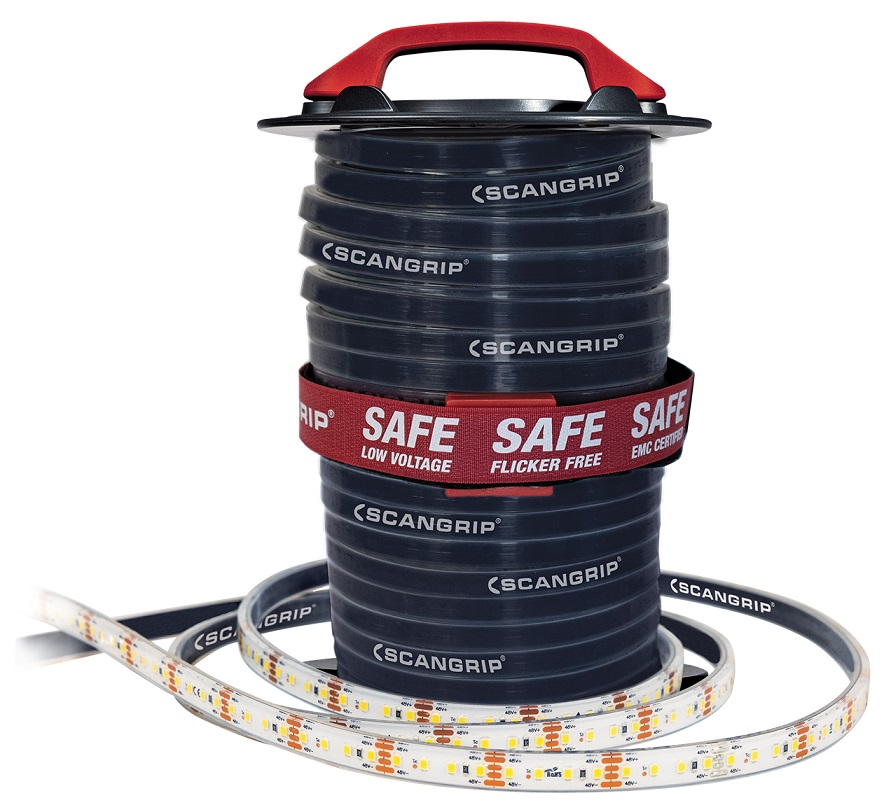 Gaismas lenta būvlaukumiem (LED lenta) 25m Scangrip ROPE LIGHT, 20000lm, IP65