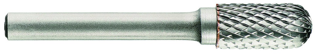 Carbide rotary burrs. Domed cylindrical. (Ø) 10 mm (blister)