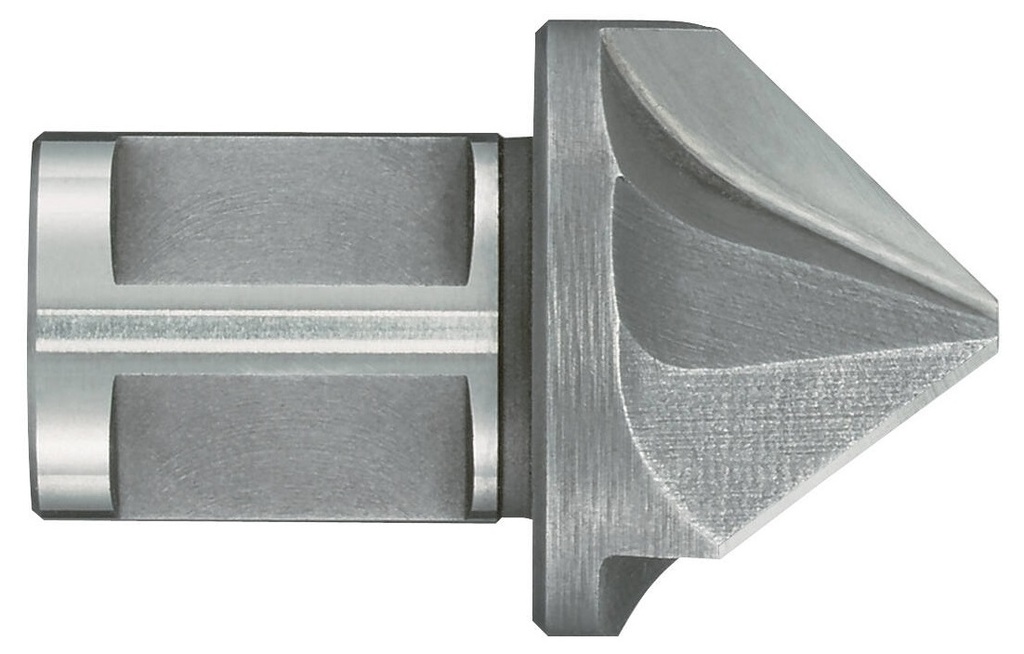 Deburring cutter 55 mm, HSS, 90°, Weldon.
