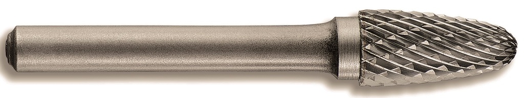 Carbide rotary burr, 10mm, Ball nosed tree | T Line, plastic cassette