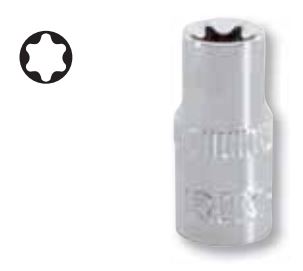 E-TORX socket E-8 1/4" Irimo blister