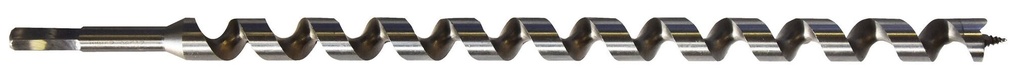 Spiral wood drill bit 20x450 mm, HEX shank