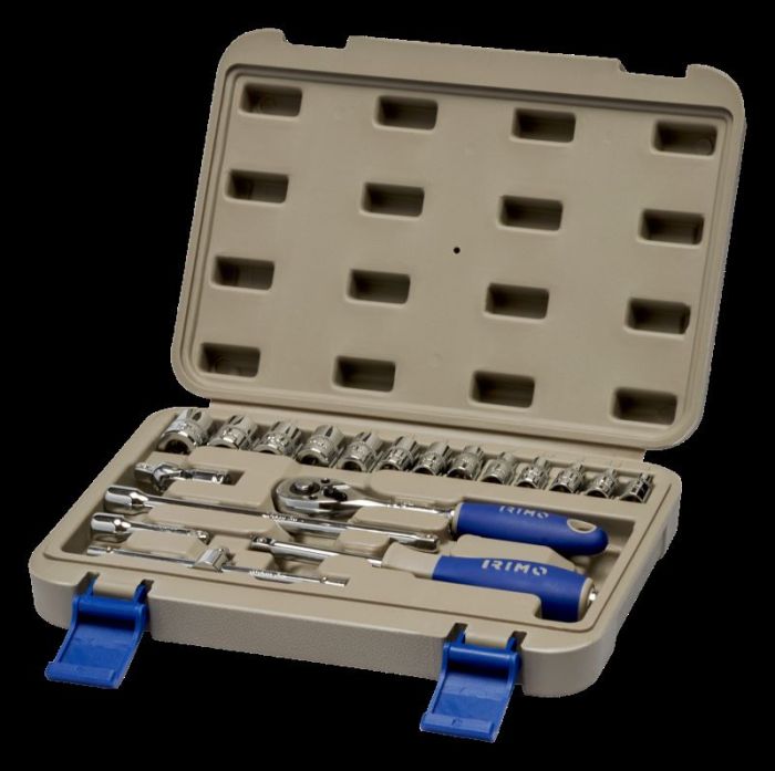 1/4" Hex Socket Set Metric, 19 Pc