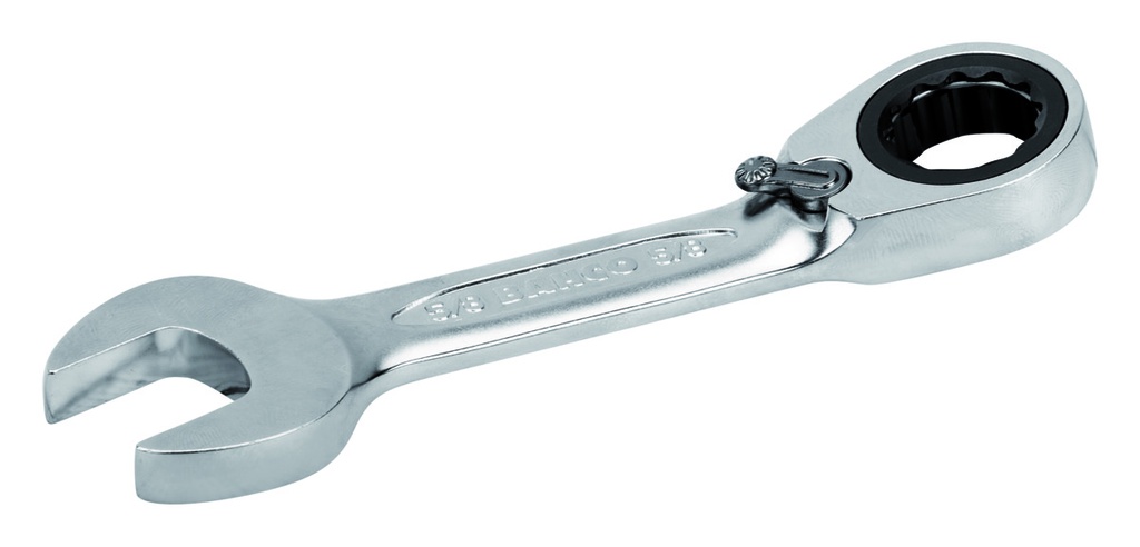 Ratcheting combination wrench short series 10RZ 7/16"