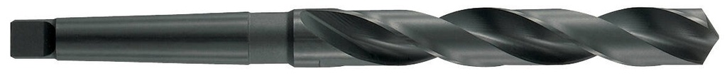 Metal drill bit Ø22,0 mm, HSS, fully ground, Morse taper shank CM2, point angle 118⁰, steam treated