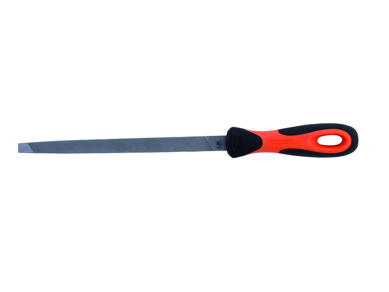 Trijstūra vīle 8" 200mm, vidējs rievojums, Ergo rokturis