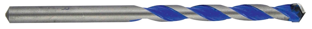 3-in-1 drill bit for sheet metal, wood and concrete 6x100 mm