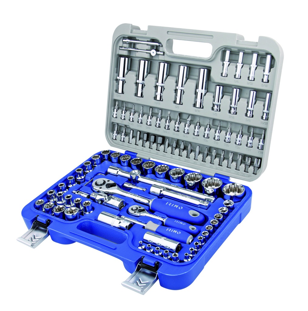Tollmõõdus padrunite 5/32"-1.1/4" ja otsakute kmpl 1/4" ja 1/2" 103 osa Irimo