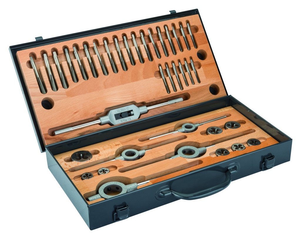 Thread cutting tool set