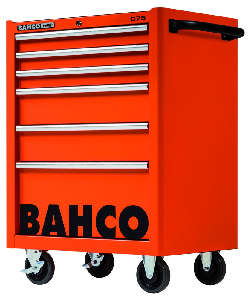 6 draw.pro tool trolley red