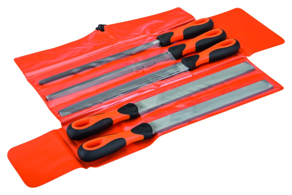 File set 10" 250mm bastard cut with handle 5 pcs
