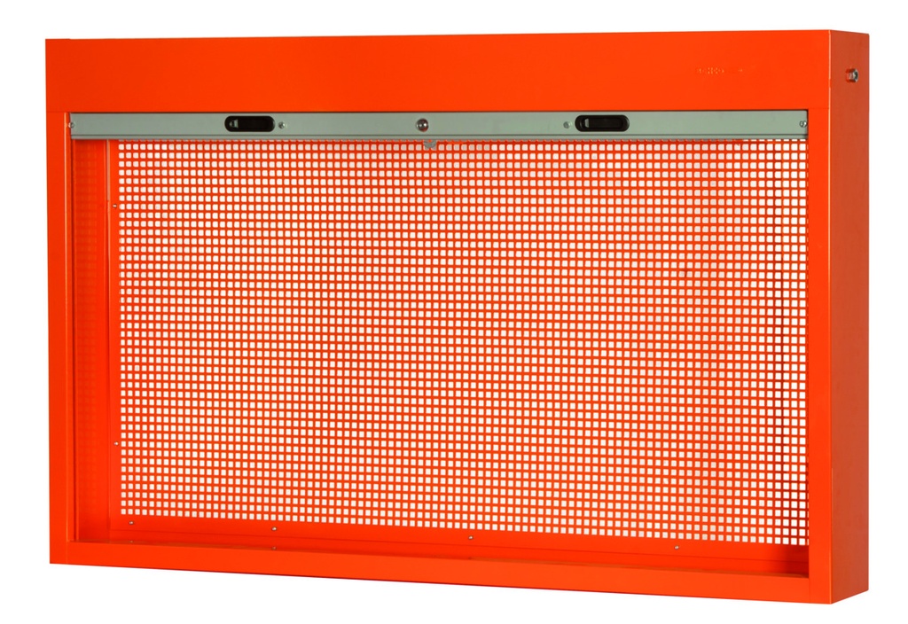 Turvakardinaga lukustatav perfo seinaga seinakapp tööriistadele 1800x170x900mm oranž