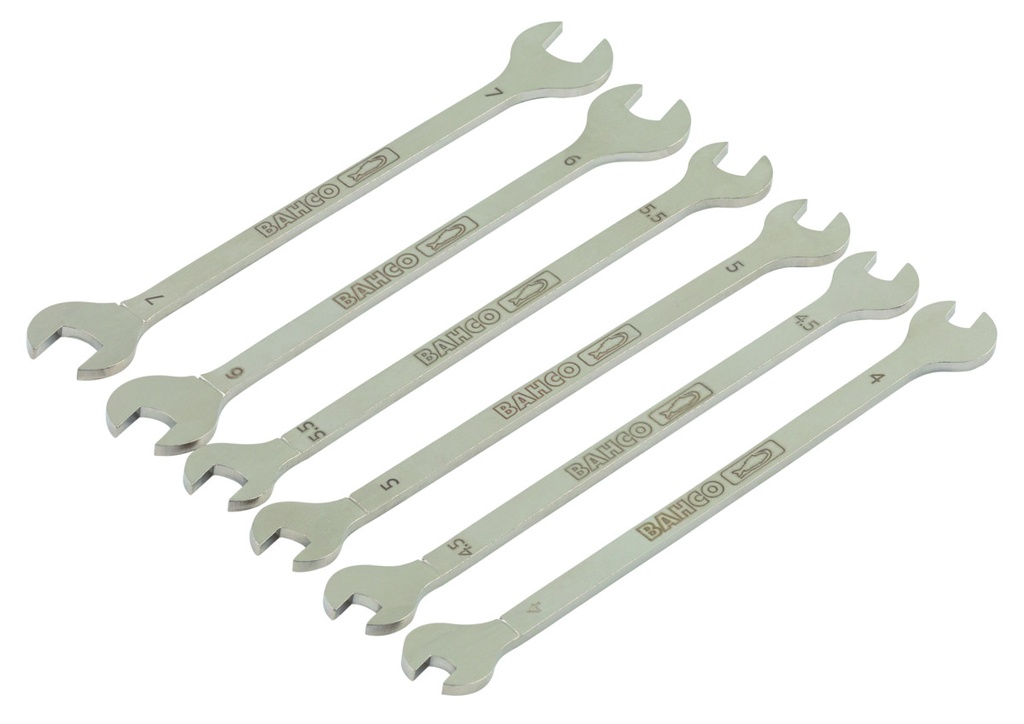 Open end wrench set