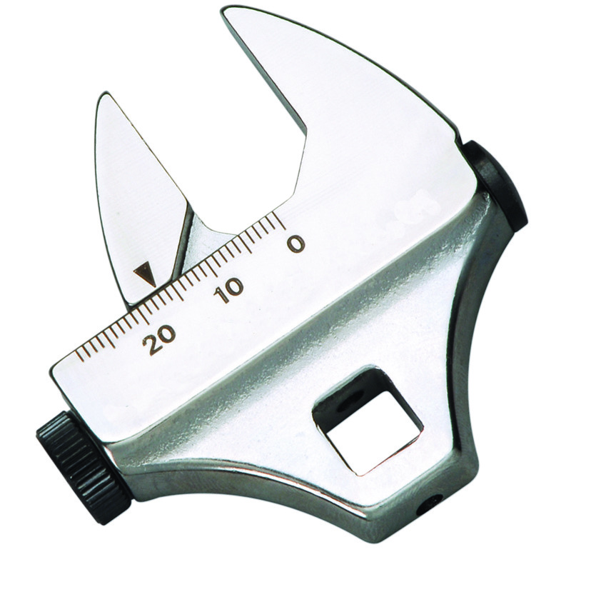 Crowfoot adjustable wrench 0-29mm / 0-1.1/8" 3/8"