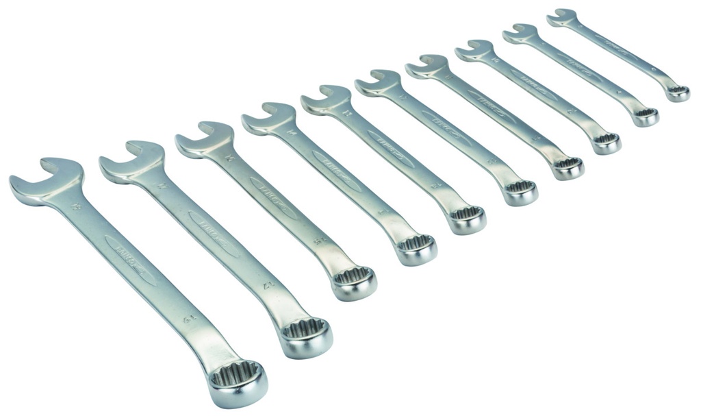 Offset combination wrenches set 1952M 8-19mm 10pcs