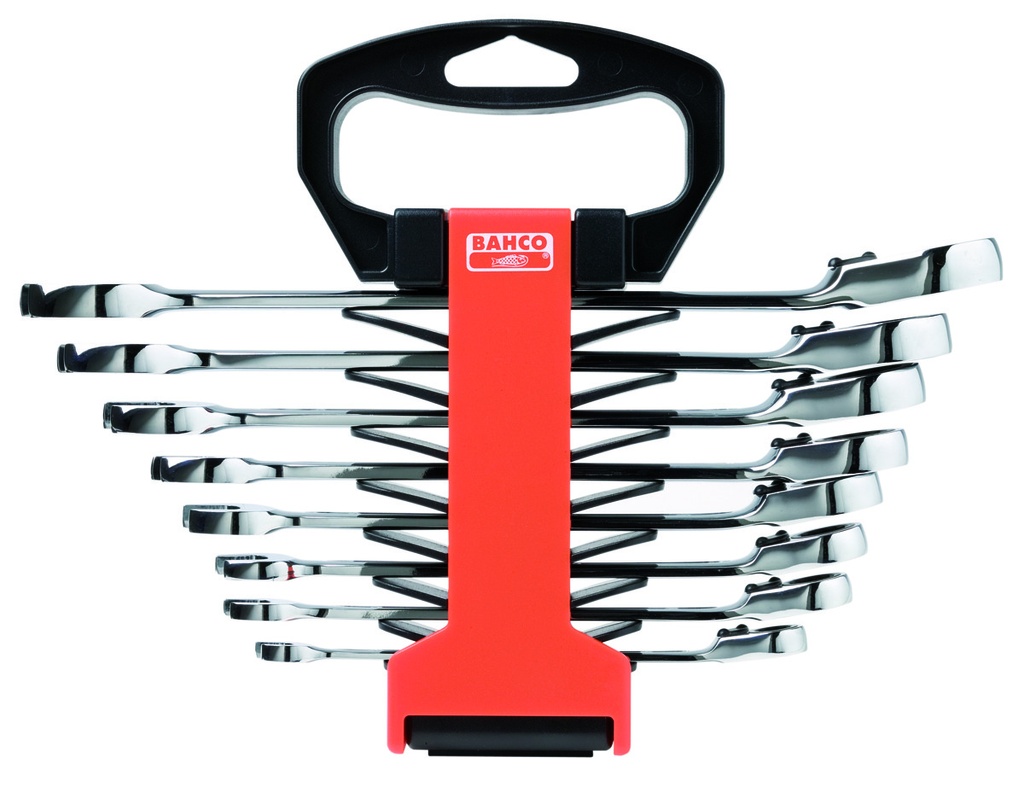 Ratchet combination spanners 1RZ 5/16" - 3/4" 8 pcs