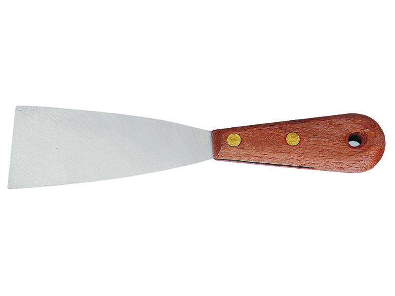 Wooden handle putty knife 60x217mm