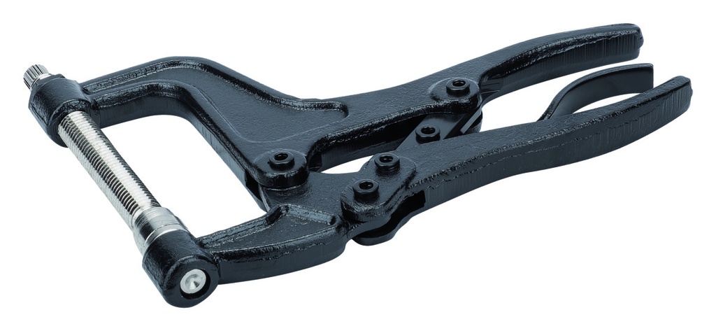 Locking clamp with movable jaw 190mm
