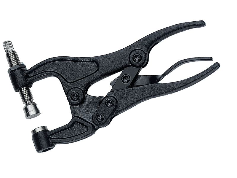 Locking clamp with movable jaw 250mm