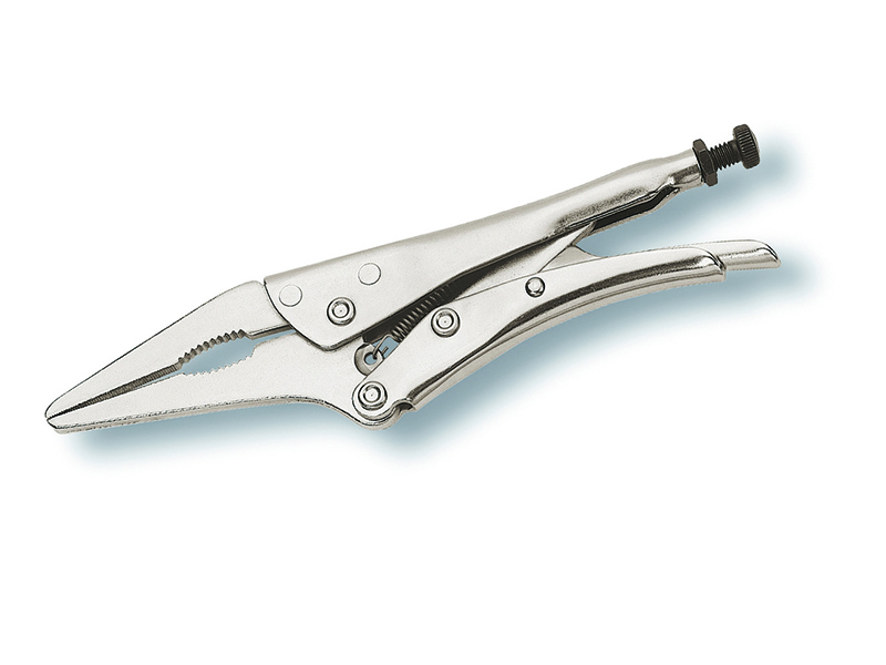 Grip plier long slim jaw 165mm max 55mm