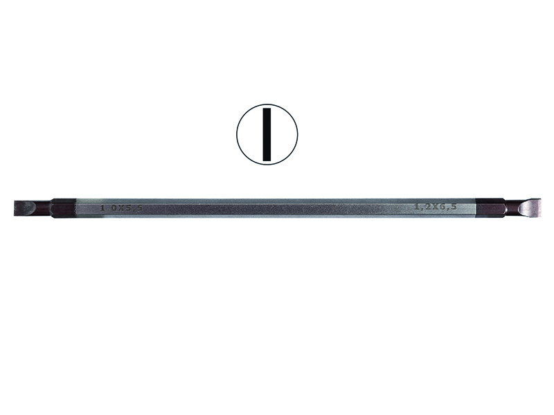 Interchan scrwd blade flat