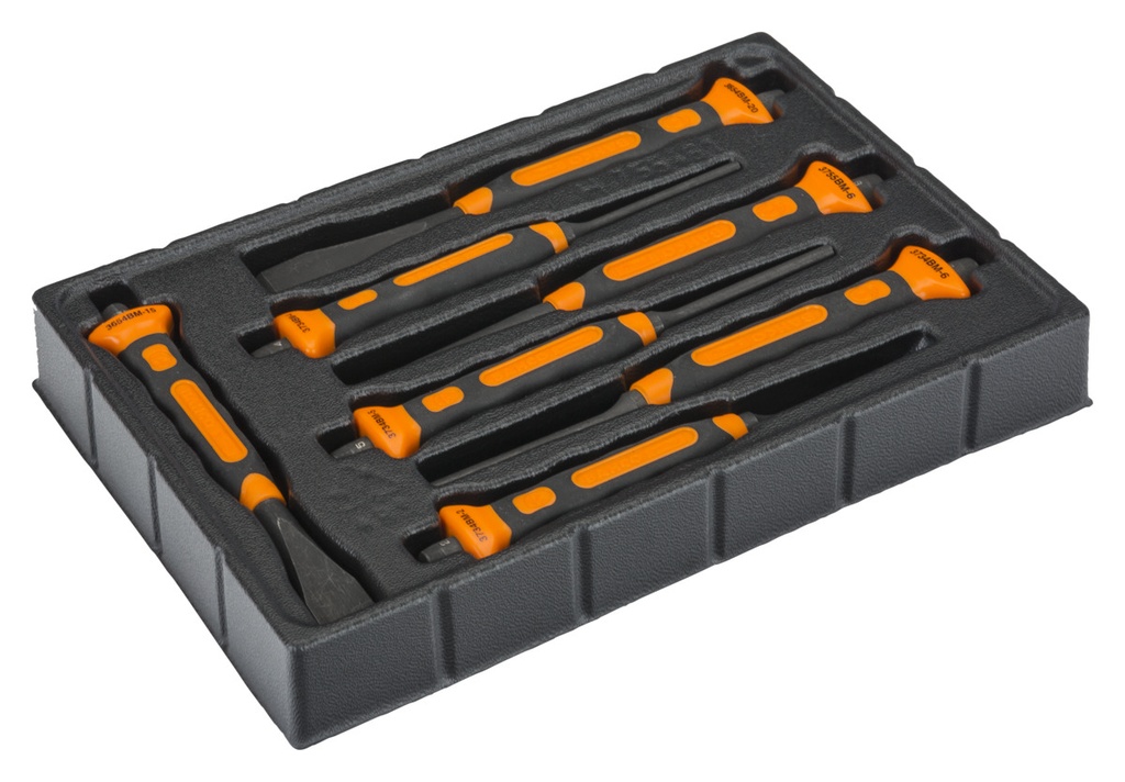 Mason`s chisel set 3654BMS 7 pcs 2-20mm