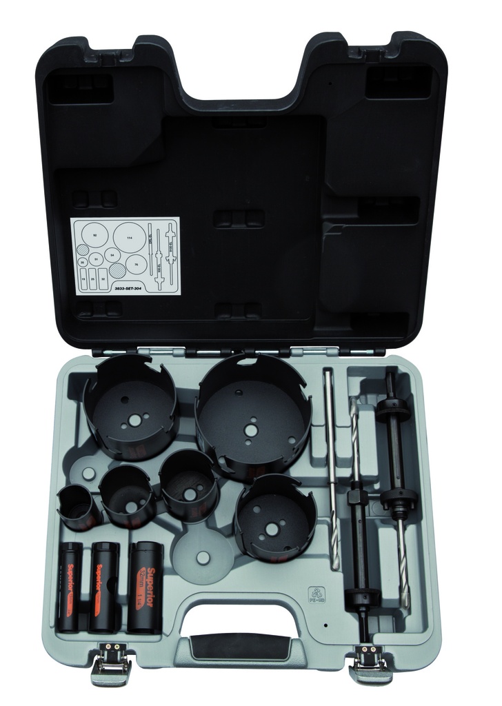 Multi-Construction holesaw set 19-114mm