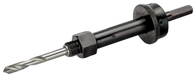 Holesaw arbor Quick-eject 32-210mm shank 8,5mm