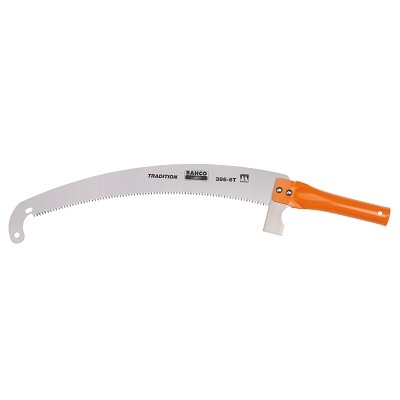 Pole pruning saw 360mm 6TPI with striking knife and hook fileable