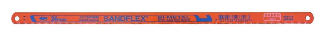 Hand hacksaw blades Sandflex 32TPI 300mm 2 pcs blister