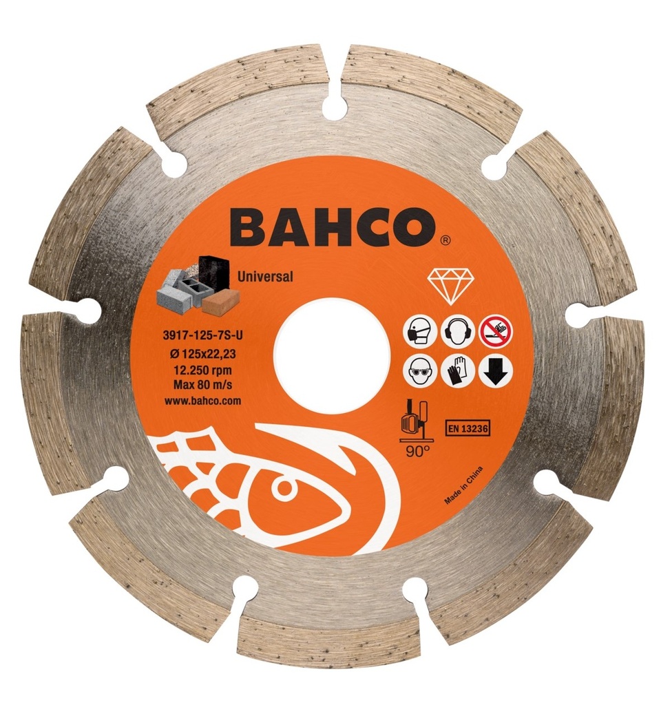 Diamond cutting disc segment 125x2.0x22.23mm