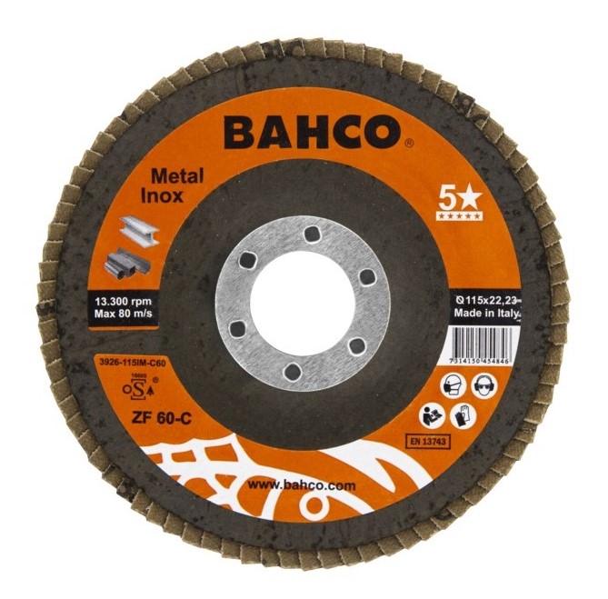 Flap disc INOX+Fe P80 125x22.23mm