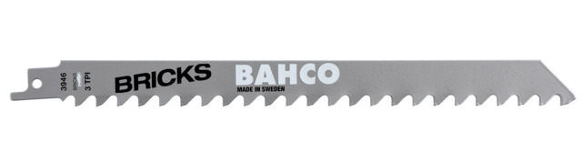 Carbide tipped reciprocating sawblade 150mm*0,9mm SL 6TPI 1 pcs for lightweight concrete, bricks and fibreglass