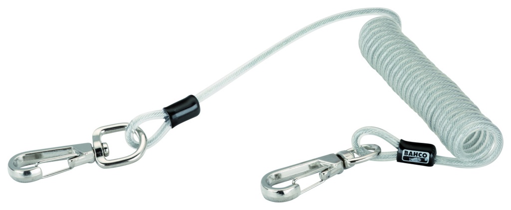 Coiled lanyard up to 1,5m