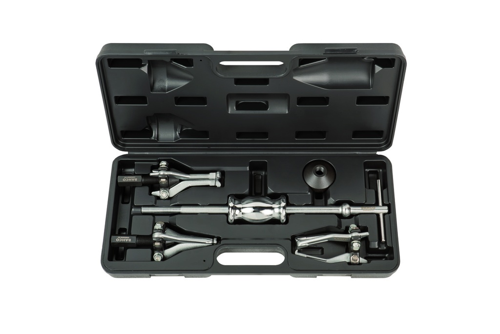 Internal and external bearing exctractor set 15-80mm with sliding hammer