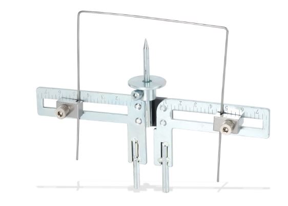 Adjustable blind hole cutter for Edma hot knife, 30-150mm