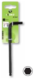 Ball head HEX L-key 8,0mm 43x155mm Irimo blister
