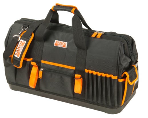 Slēgta instrumentu soma ar vairākām iekšējām un ārējām kabatām un cietu plastmasas dibenu 24 "600x230x370mm
