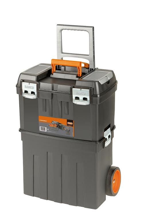 Tööriistakast ratastel PTBW47 470x290x630mm 60L metallist lukustid